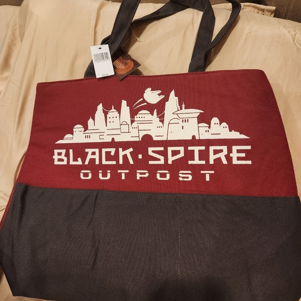 Disneyland Star Wars Galaxys Edge Black Spire Outpost Tote Bag